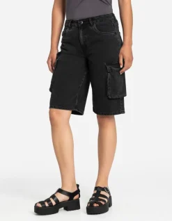 Online Bermuda - Aufgesetze Taschen Damen Jeans