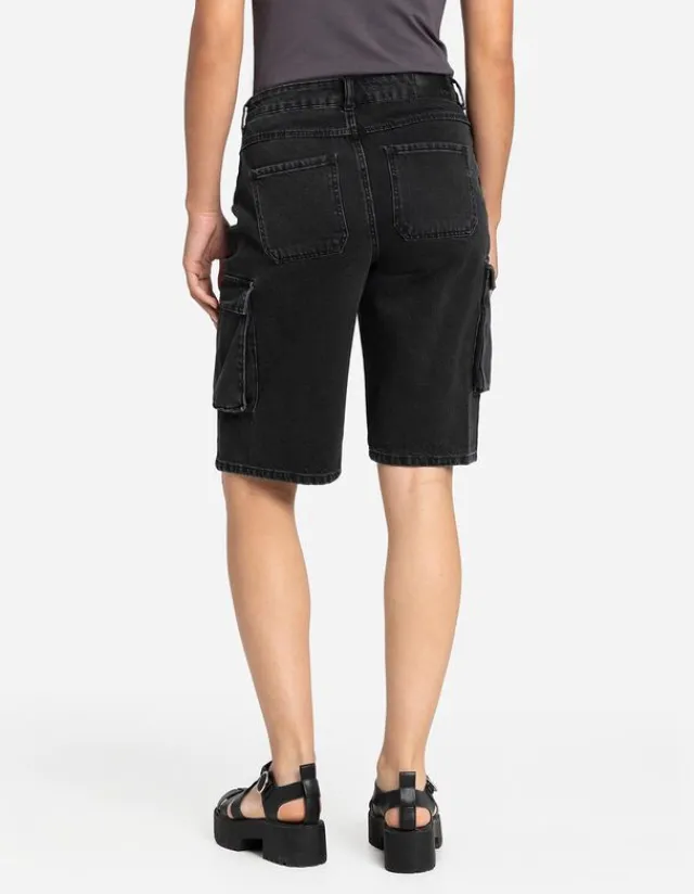 Online Bermuda - Aufgesetze Taschen Damen Jeans
