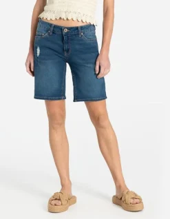 Discount Bermuda - Destroyed Damen Jeans