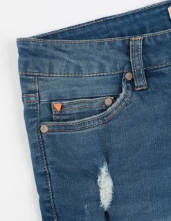 Discount Bermuda - Destroyed Damen Jeans