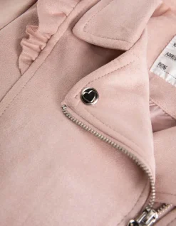 Clearance Bikerjacke - Kunstleder - Kinder Mädchenkleidung