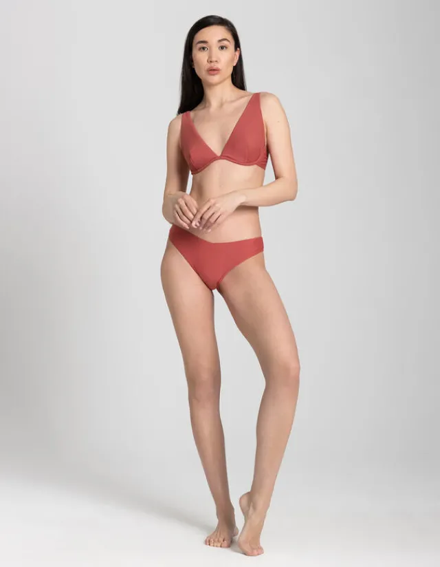 Fashion Bikinislip - einfarbig Damen Bademode