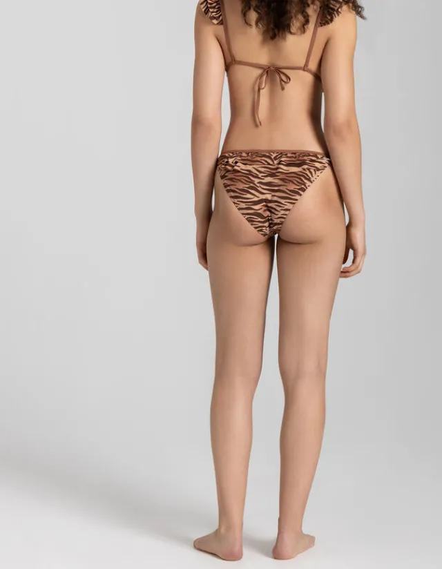 New Bikinislip - Seitliche Schnürungen Damen Bademode