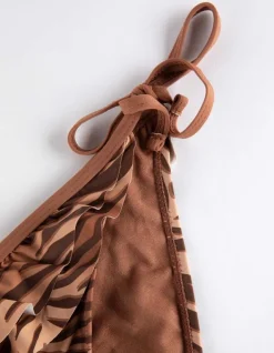 New Bikinislip - Seitliche Schnürungen Damen Bademode