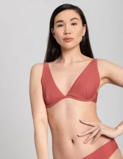 Hot Bikinitop - einfarbig Damen Bademode