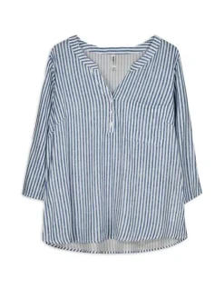 Best Bluse - Allover-Muster - Damen Blusen