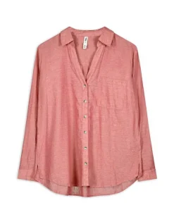 Clearance Bluse - Brusttasche - Damen Blusen