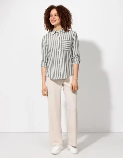 Sale Bluse - Brusttasche - Damen Blusen