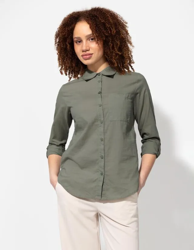 Hot Bluse - Brusttasche - Damen Blusen