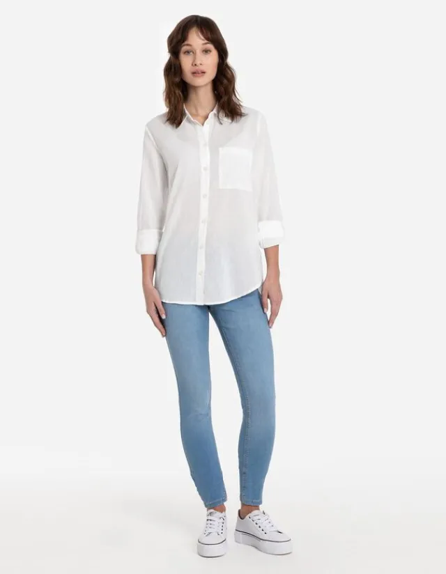 Online Bluse - Brusttasche - Damen Blusen
