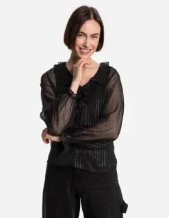 Hot Bluse - Chiffon - Damen Blusen