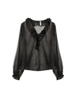 Hot Bluse - Chiffon - Damen Blusen