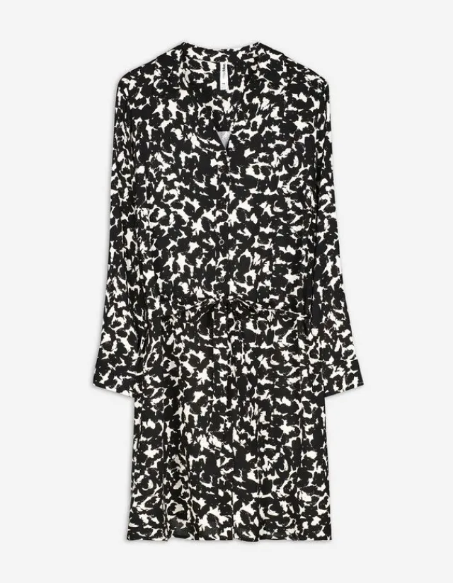 Hot Blusenkleid - Allover-Muster - Damen Kleider