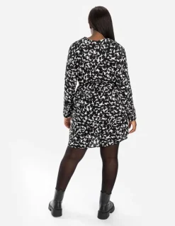 Hot Blusenkleid - Allover-Muster - Damen Kleider