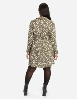 Online Blusenkleid - Allover-Muster - Damen Kleider