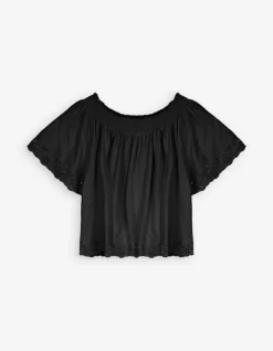New Blusenshirt - Carmen-Ausschnitt Damen Blusen
