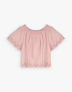 Outlet Blusenshirt - Carmen-Ausschnitt Damen Blusen