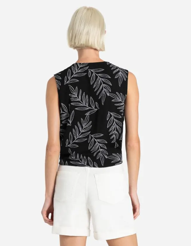 New Blusenshirt - Knotendetail Damen Tops