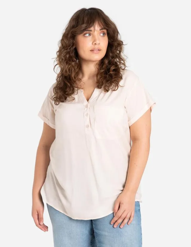 Clearance Blusenshirt - LENZING™ ECOVERO™ Damen Blusen