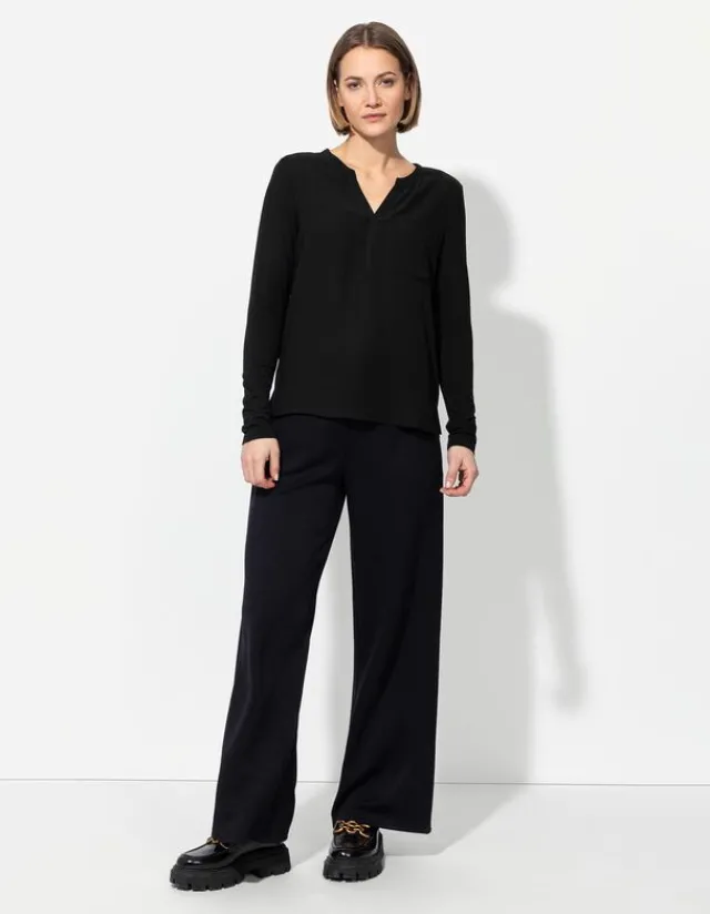 Outlet Blusenshirt - V-Ausschnitt - Damen Blusen