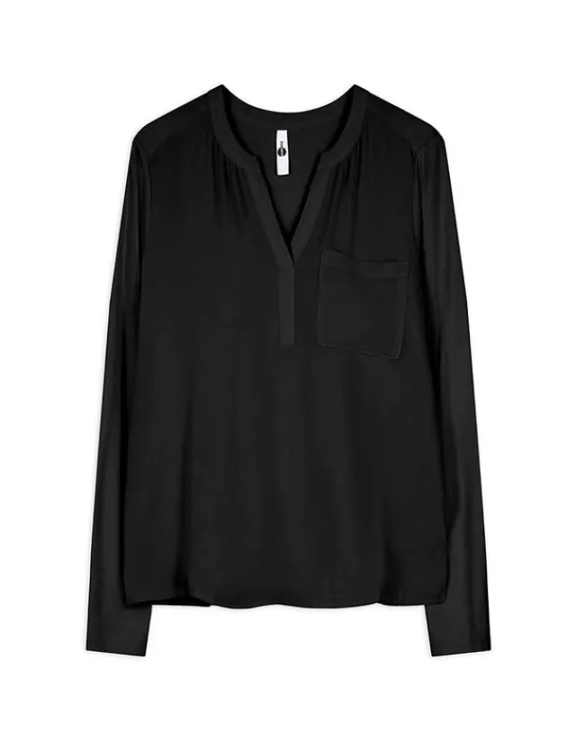 Outlet Blusenshirt - V-Ausschnitt - Damen Blusen