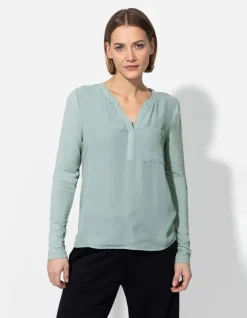Hot Blusenshirt - V-Ausschnitt - Damen Blusen