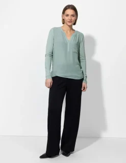 Hot Blusenshirt - V-Ausschnitt - Damen Blusen