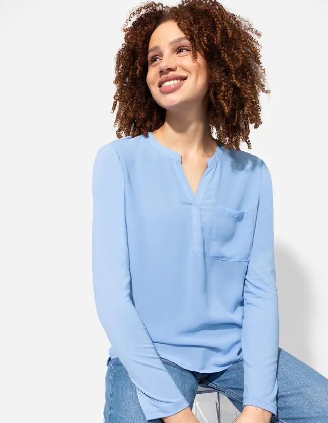New Blusenshirt - V-Ausschnitt - Damen Blusen