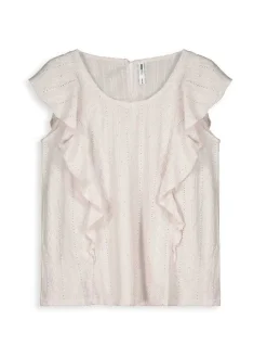 Hot Blusentop - Ärmel mit Volants Damen Tops