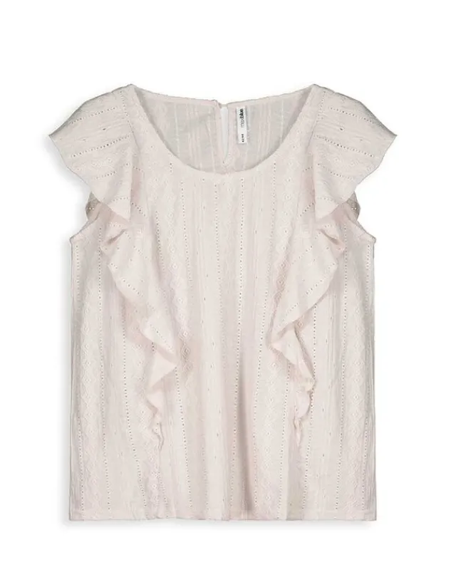 Hot Blusentop - Ärmel mit Volants Damen Tops