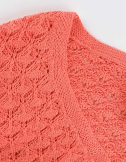 Fashion Bolero - Lochstrick Damen Strickjacken