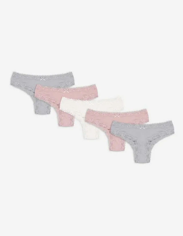 Best Brazilian - 5er-Pack Damen Unterwäsche