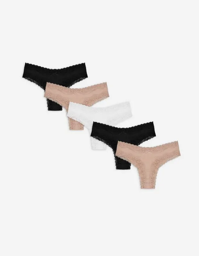 Clearance Brazilian - 5er-Pack Damen Unterwäsche
