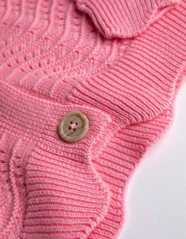 Discount Cardigan - Lochstrick - Kinder Mädchenkleidung