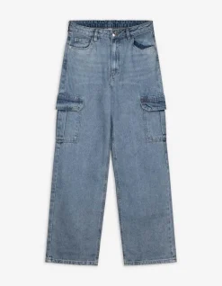 Sale Cargohose - Denim - Kinder Mädchenkleidung