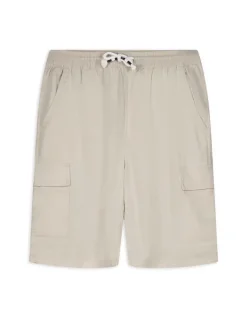 Outlet Cargoshorts - Leinen-Mix Herren Hosen