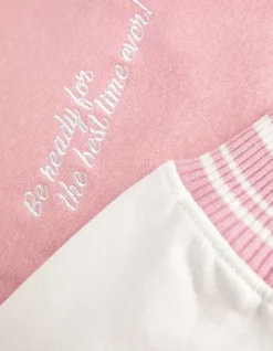 Online Collegejacke - R&uuml;ckenprint - Kinder Mädchenkleidung