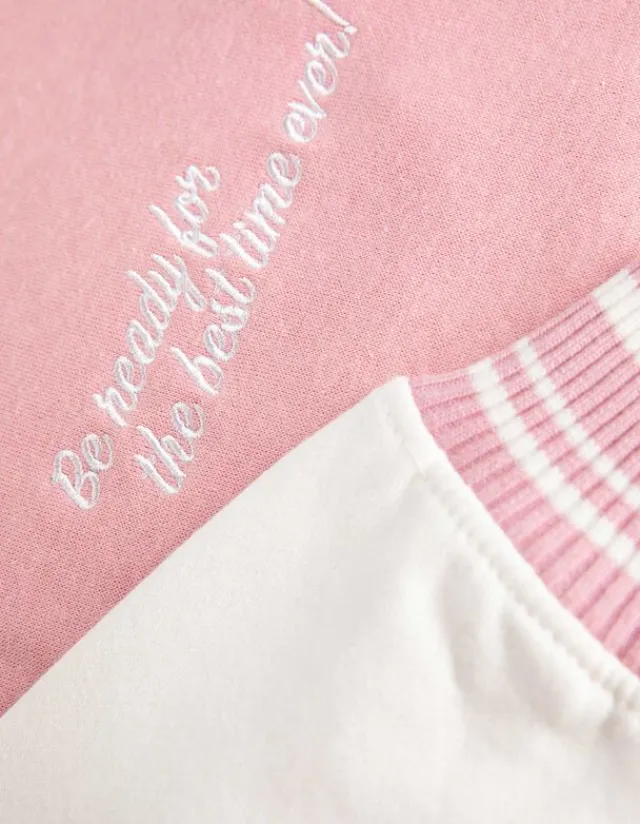 Online Collegejacke - Rückenprint - Kinder Mädchenkleidung