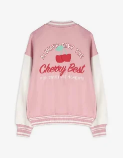 Online Collegejacke - Rückenprint - Kinder Mädchenkleidung