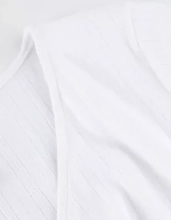 Clearance Cropped Shirt - Schnürung Damen T-shirts