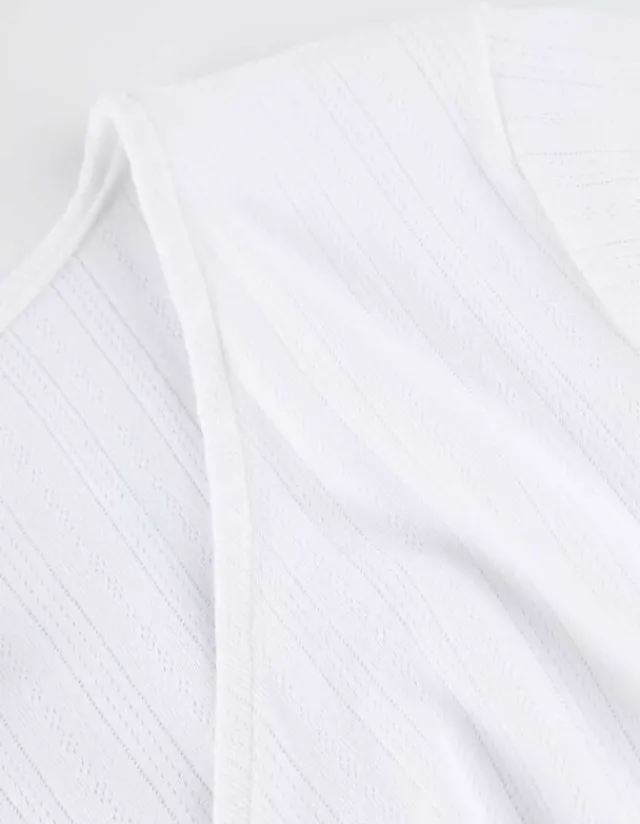 Clearance Cropped Shirt - Schnürung Damen T-shirts