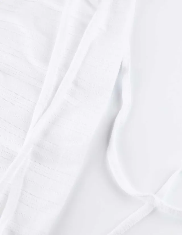 Clearance Cropped Shirt - Schnürung Damen T-shirts