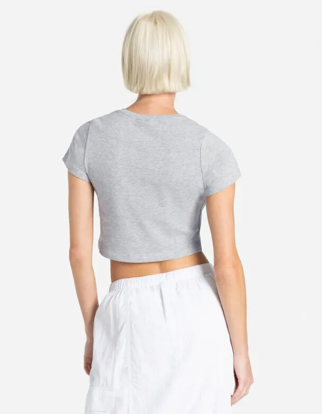 Hot Cropped Shirt - Stickereien Damen T-shirts