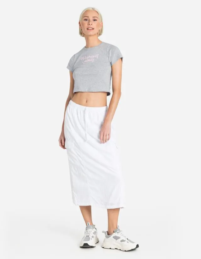 Hot Cropped Shirt - Stickereien Damen T-shirts