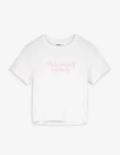 New Cropped Shirt - Stickereien Damen T-shirts