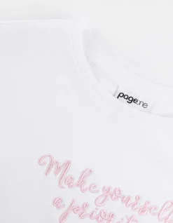 New Cropped Shirt - Stickereien Damen T-shirts
