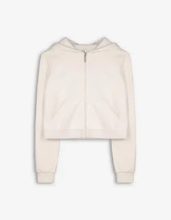 Online Cropped Sweatjacke - Kapuze mit Tunnelzug - Damen Sweatjacken