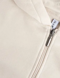 Online Cropped Sweatjacke - Kapuze mit Tunnelzug - Damen Sweatjacken
