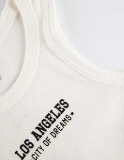 Clearance Cropped Top - Rippenstruktur Kinder Mädchenkleidung