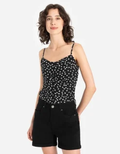 Discount Cropped Top - Slim Fit Damen Tops